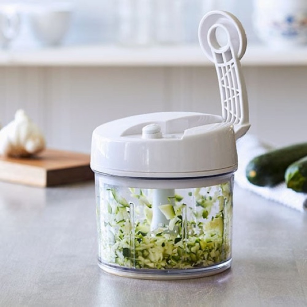 Pampered Chef Manual Food Processor Set - NWT